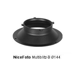 NiceFoto Bague d'adaptation Multiblitz-B Ø144