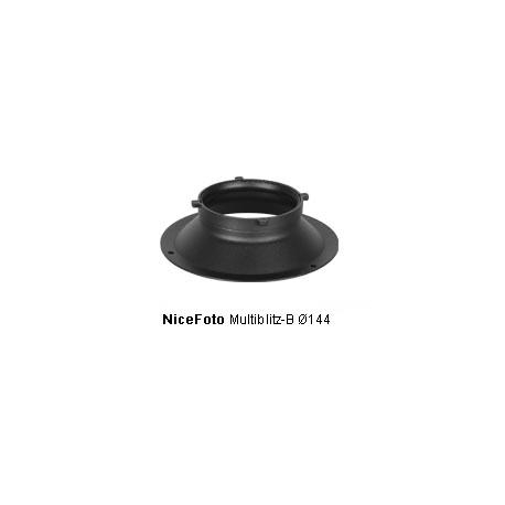 NiceFoto Bague d'adaptation Multiblitz-B Ø144