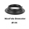 NiceFoto Bague d'adaptation Broncolor Ø144