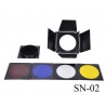 NiceFoto SN02 Barndoor kit 200mm