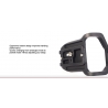 SUNWAYFOTO PCL6DG Custom L-Bracket pour Canon 6D avec grip