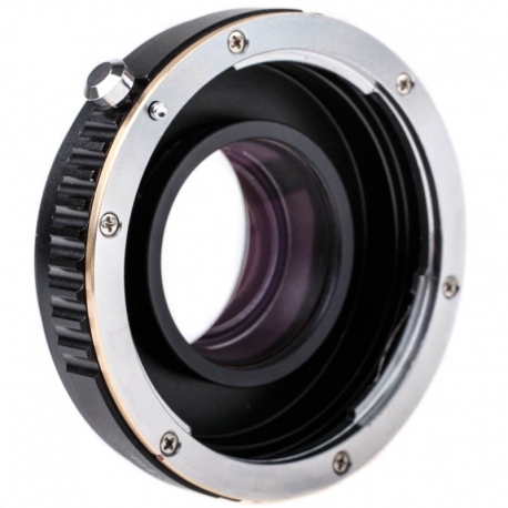 Quenox Focal Reducer Speed Booster Adapter Canon EOS EF - Micro Four Thirds