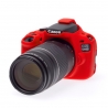 EasyCover Protection Silicone pour Canon 1200D / T5 Rouge