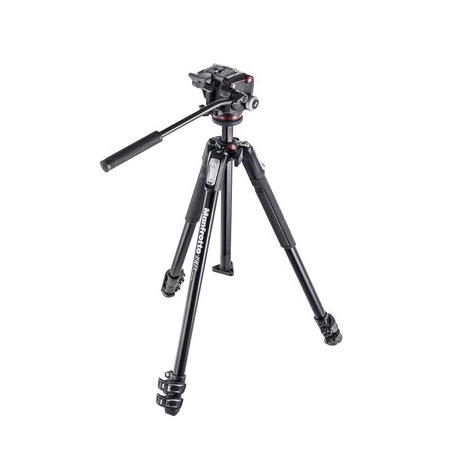 Manfrotto MK190X3-2W 190X kit - trepied alu 3 Sections + MHXPRO-2W Rotule fluide