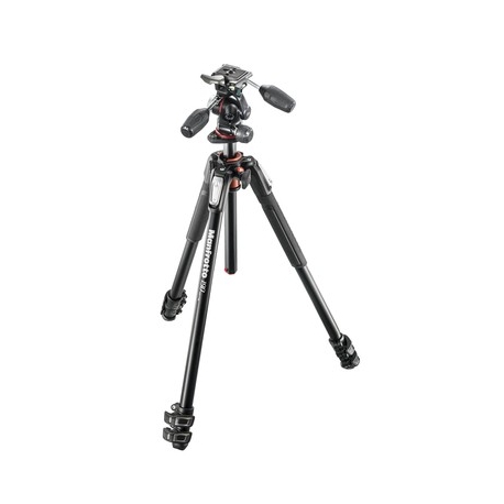 Manfrotto MK190XPRO3-3W Kit 190 - 3 sections aluminium + rotule 3D